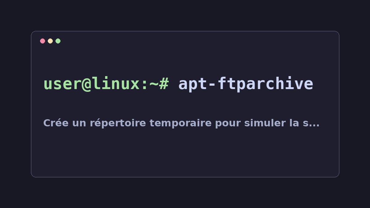 Illustration Linux pour la commande apt-ftparchive