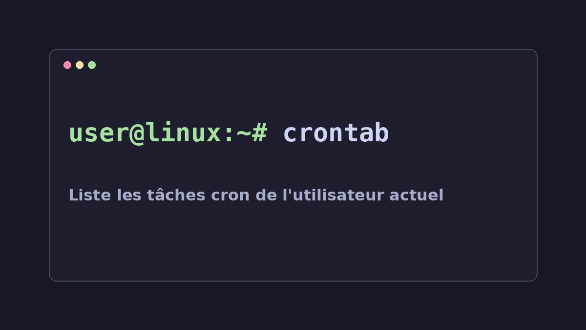 Illustration Linux pour la commande crontab