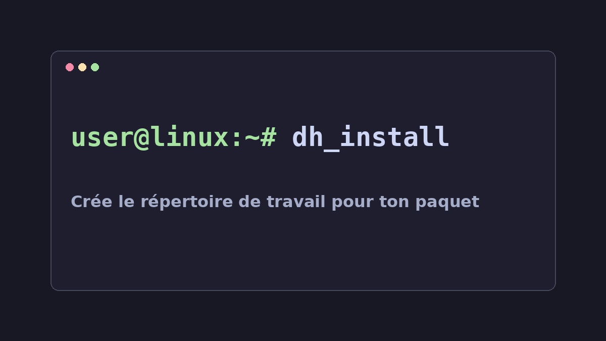 Illustration Linux pour la commande dh_install
