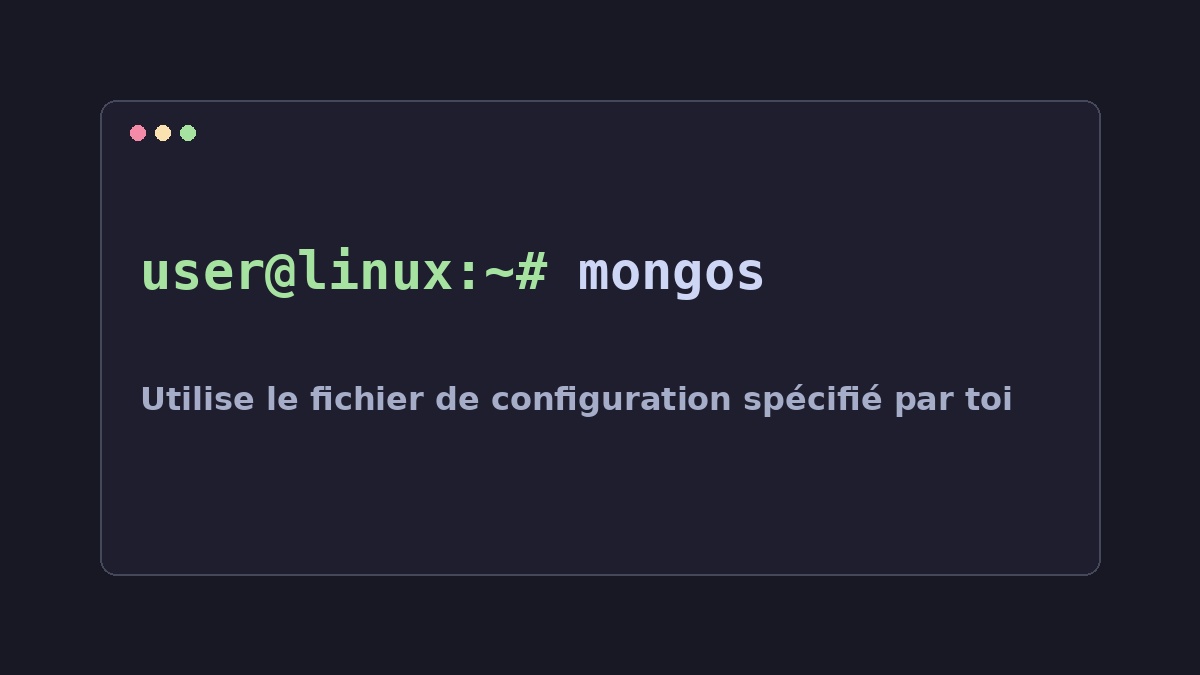 Illustration Linux pour la commande mongos