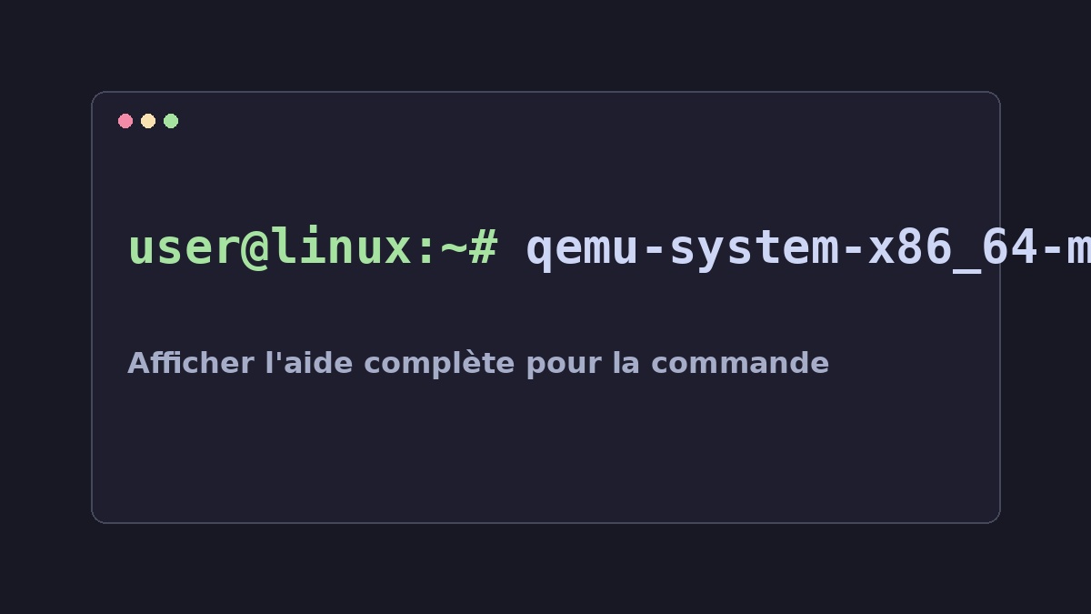 Illustration Linux pour la commande qemu-system-x86_64-microvm