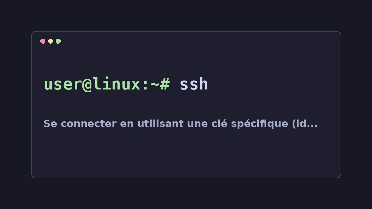 Illustration Linux pour la commande ssh